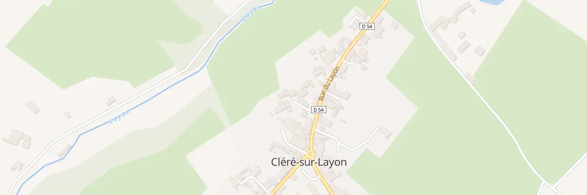 Plan du 11 Rue du Layon à Cléré-sur-Layon