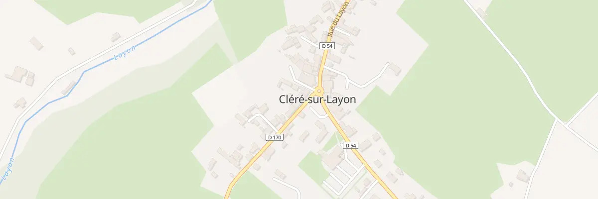 Plan du 4 Rue de Beaurepaire à Cléré-sur-Layon