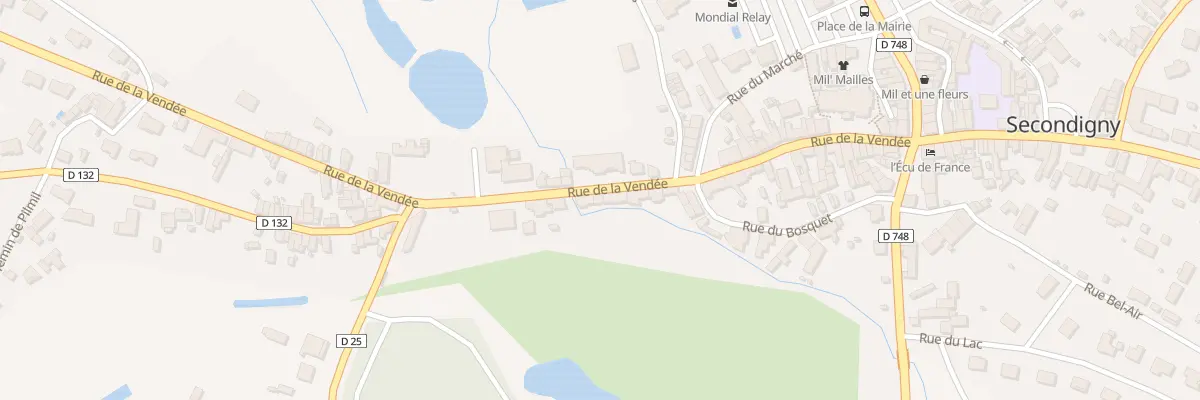 Plan du 43B Rue de la Vendée à Secondigny