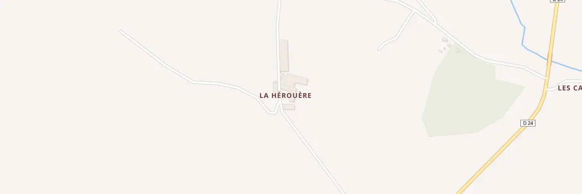 Plan du 5047 La Hérouère à Beaumont-Pied-de-Bœuf