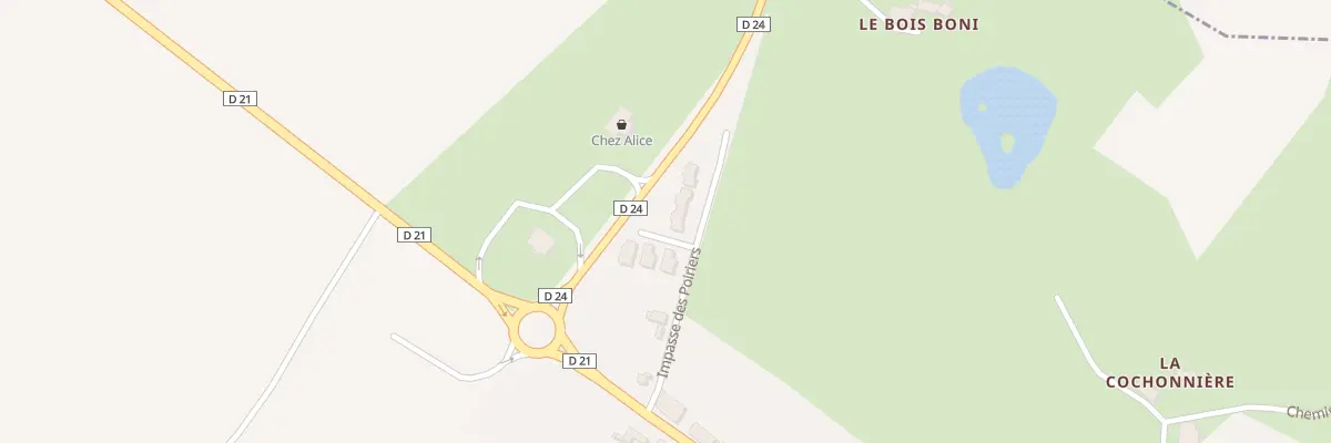 Plan du 9 Imp des Poiriers à Saint-Loup-du-Dorat