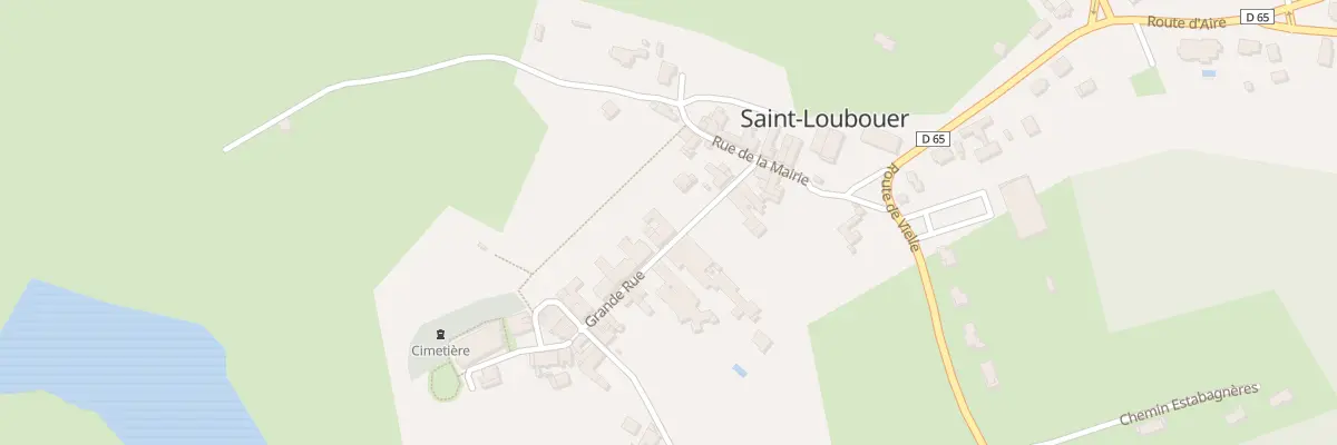 Plan du 80 Grand Rue à Saint-Loubouer