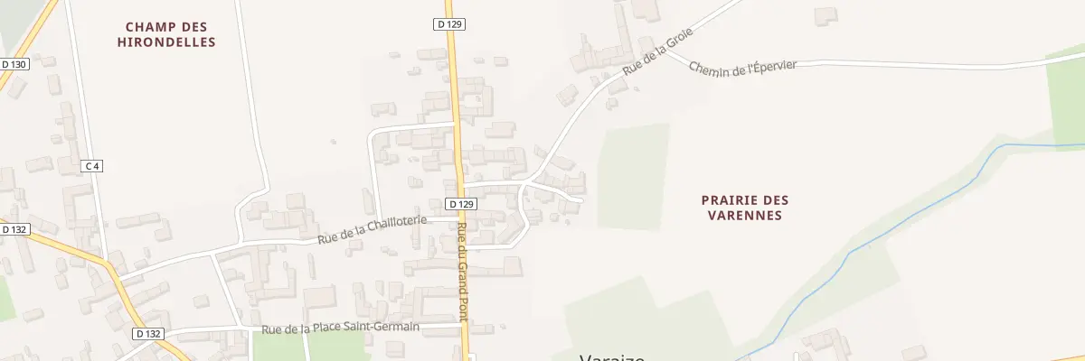 Plan du 8 Rue de la Groie à Varaize