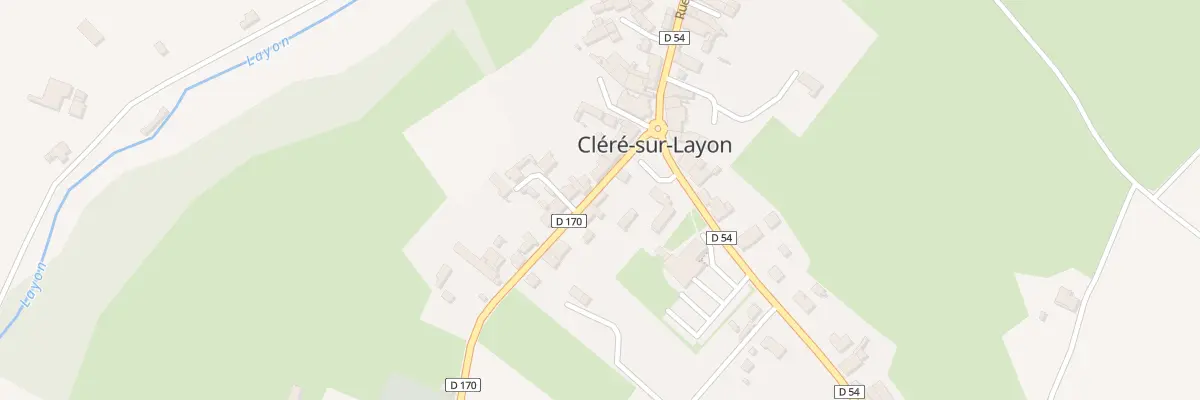 Plan du 3 Rue de Beaurepaire à Cléré-sur-Layon