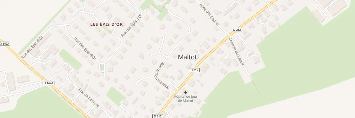 Plan du 24 Rue de Tournebride à Maltot