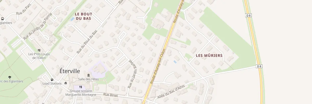 Plan du 18 Rue du Jardin Barbet à Éterville