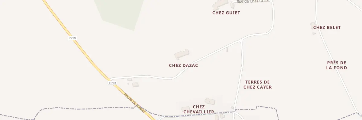Plan du 17 Ham de Chez Dazac à Tugéras-Saint-Maurice