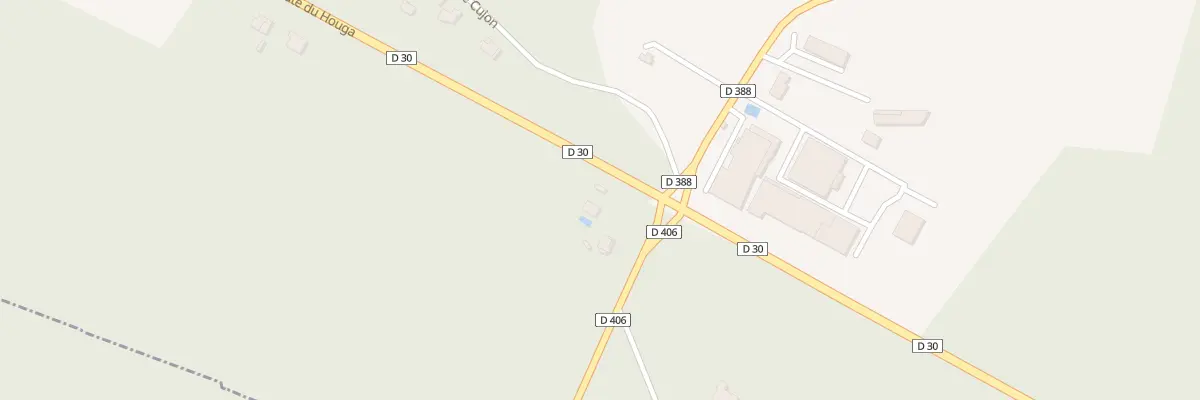 Plan du 634 Rte du Houga à Laglorieuse