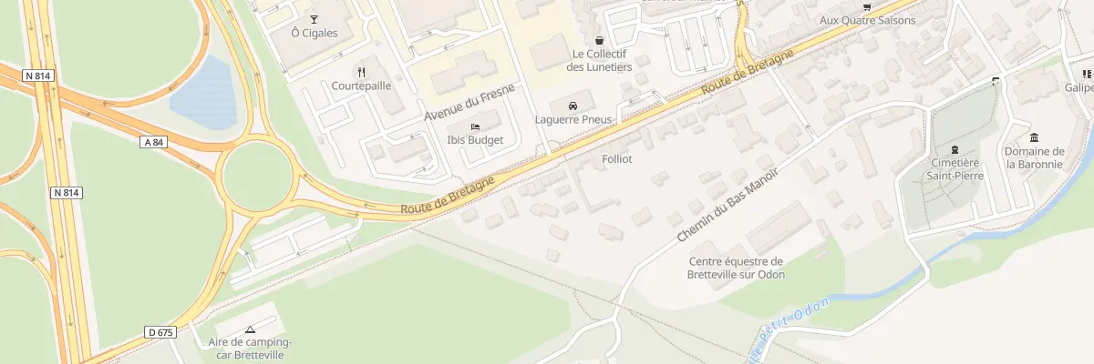 Plan du 161C Rte de Bretagne à Bretteville-sur-Odon