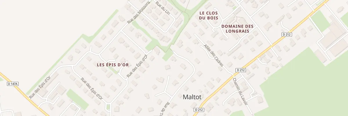 Plan du 17 Rue de Tournebride à Maltot
