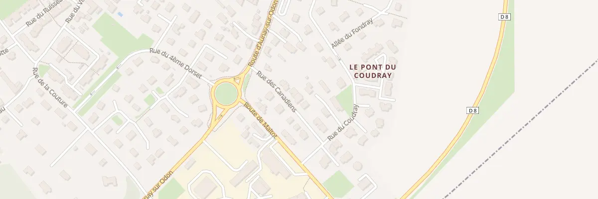 Plan du 8 Rue des Canadiens à Éterville