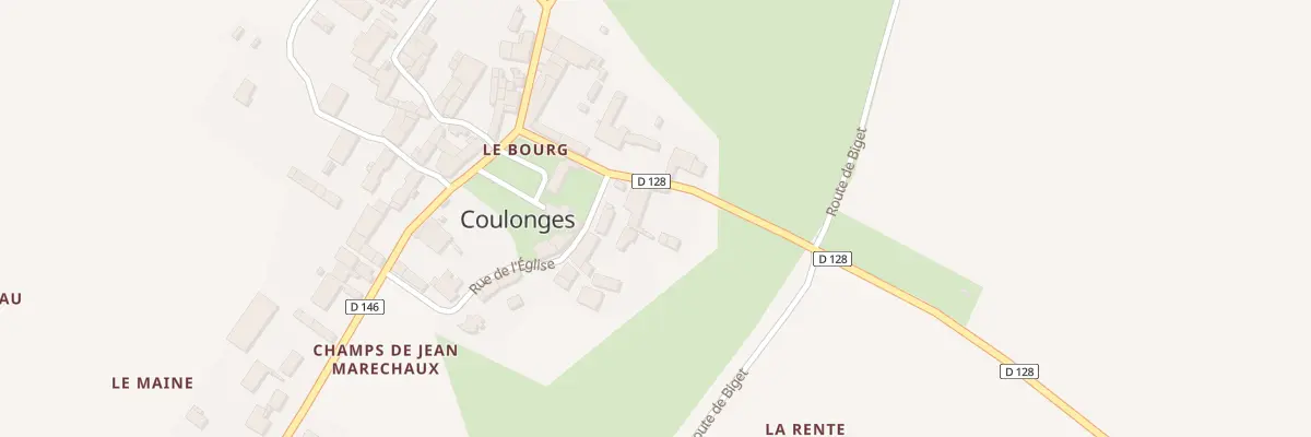 Plan du 8 Rue du Vivier à Coulonges