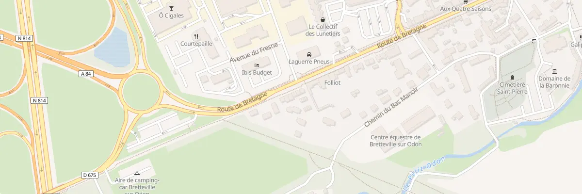 Plan du 161D Rte de Bretagne à Bretteville-sur-Odon
