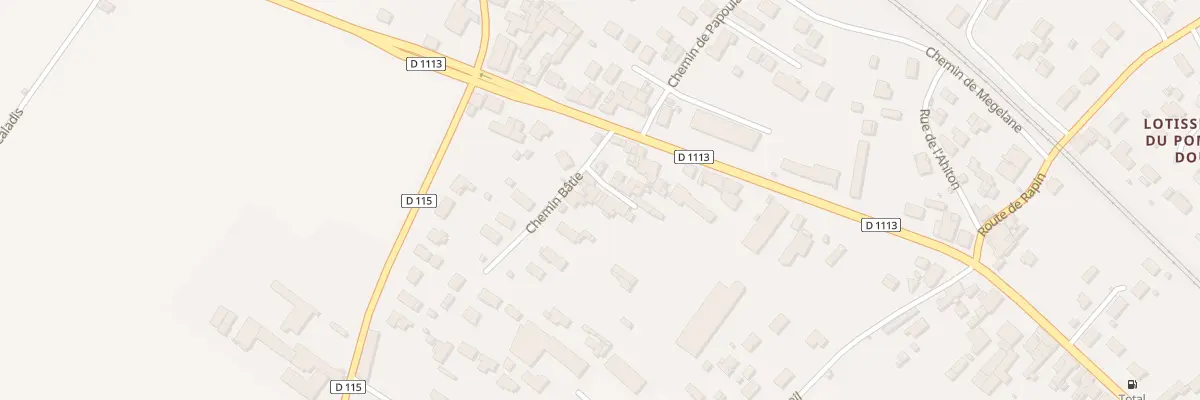 Plan du 6 Imp Batie à Portets