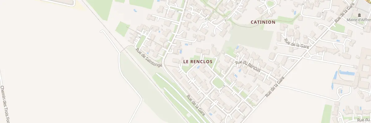 Plan du 250 Rue de l’Aunis à Aiffres