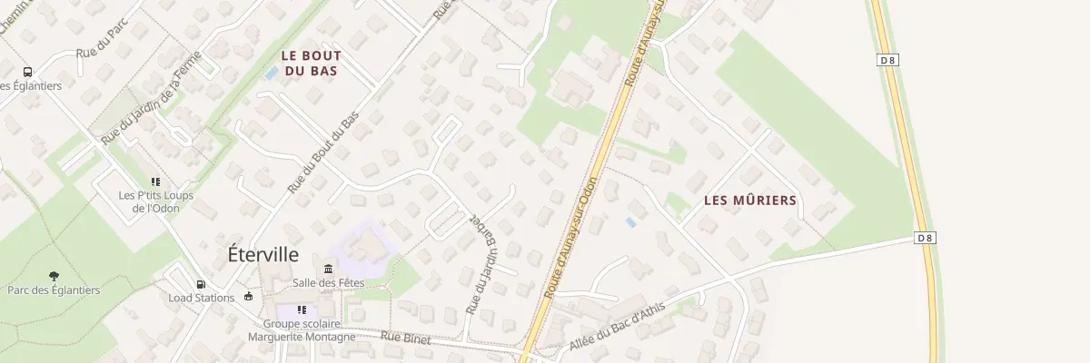 Plan du 20 Rue du Jardin Barbet à Éterville