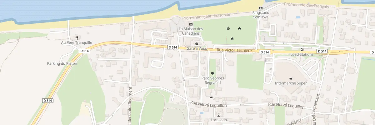 Plan du 308 Rue du Rgt de la Chaudiere à Bernières-sur-Mer