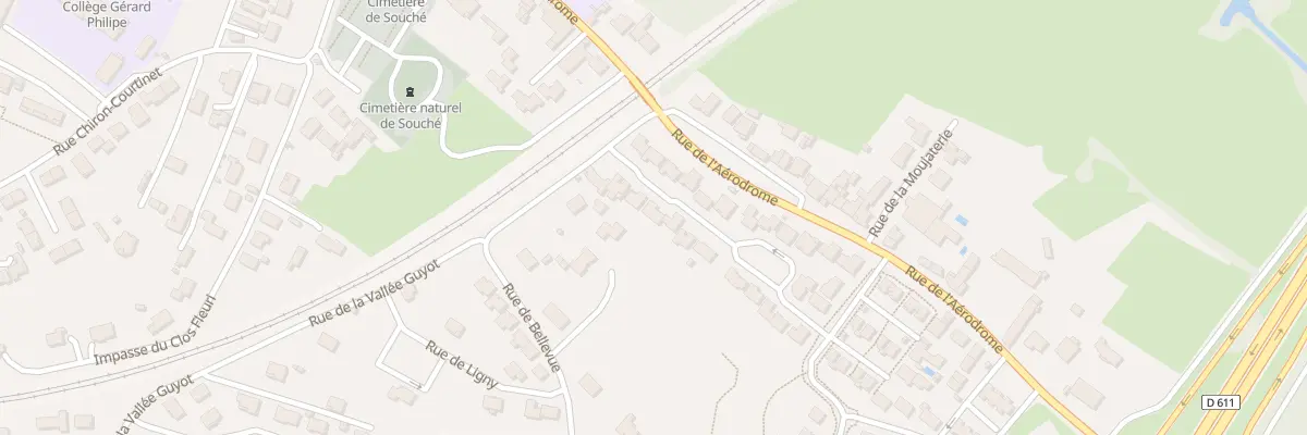 Plan du 8 Rue Danielle Casanova à Niort