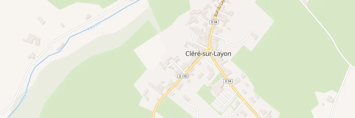 Plan du 16 Rue de Beaurepaire à Cléré-sur-Layon