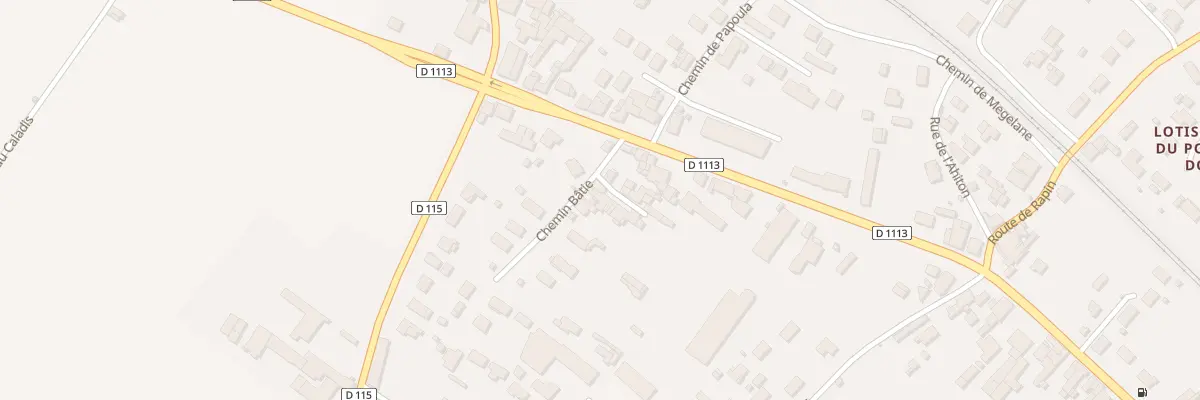 Plan du 4 Imp Batie à Portets