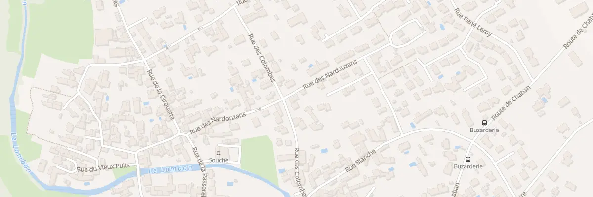 Plan du 20 Rue des Nardouzans à Niort
