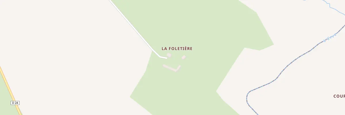 Plan du 2 La Foletiere à Chémeré-le-Roi