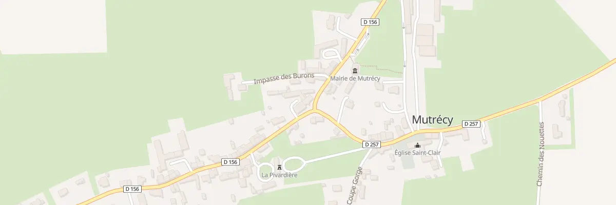 Plan du 1 Rue du Pont du Coudray à Mutrécy