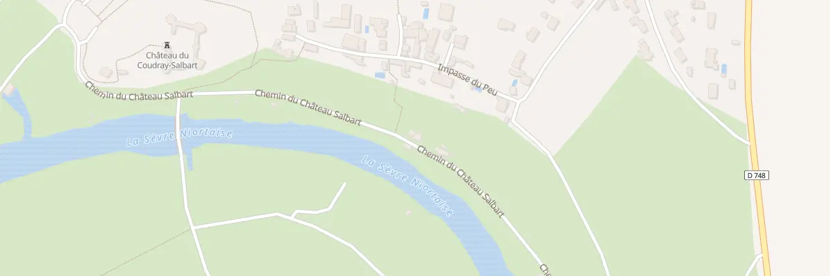 Plan du 1052 Che du Château Salbart à Échiré