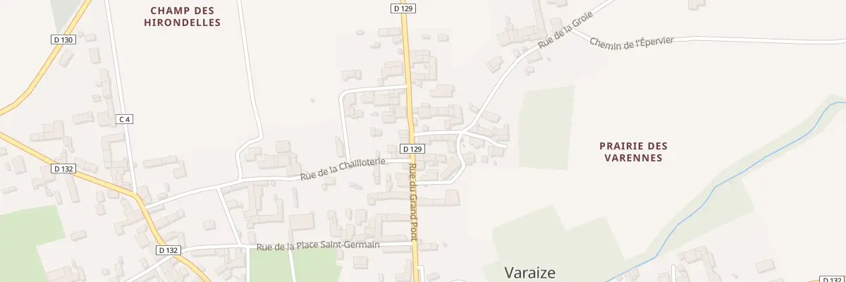 Plan du 2 Rue de la Groie à Varaize