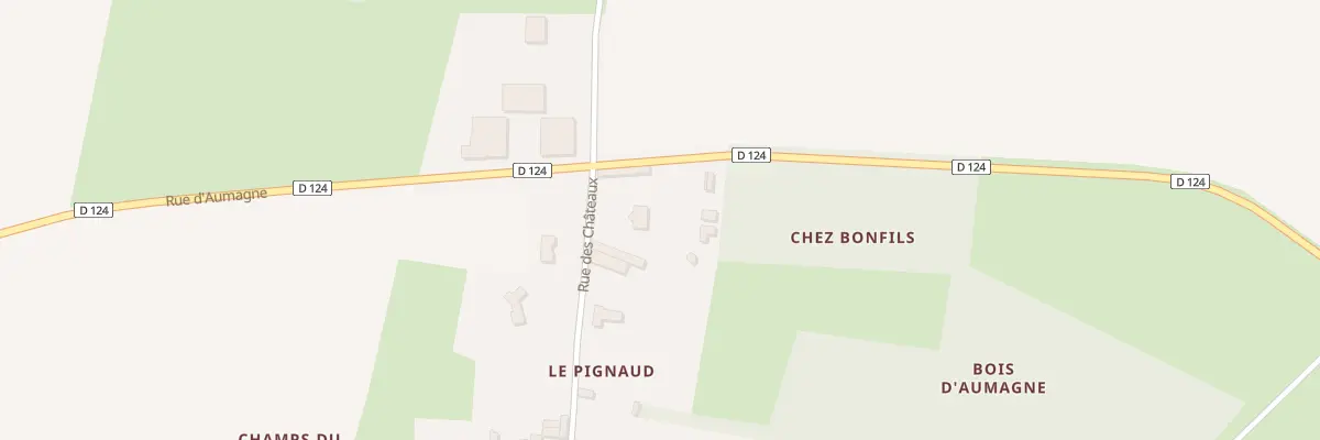 Plan du 1 Rue des Chateaux à Aumagne