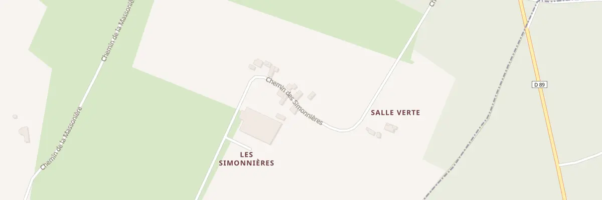 Plan du 941 Che des Simonnières à Tiercé