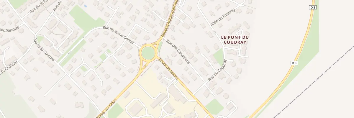 Plan du 7 Rue des Canadiens à Éterville