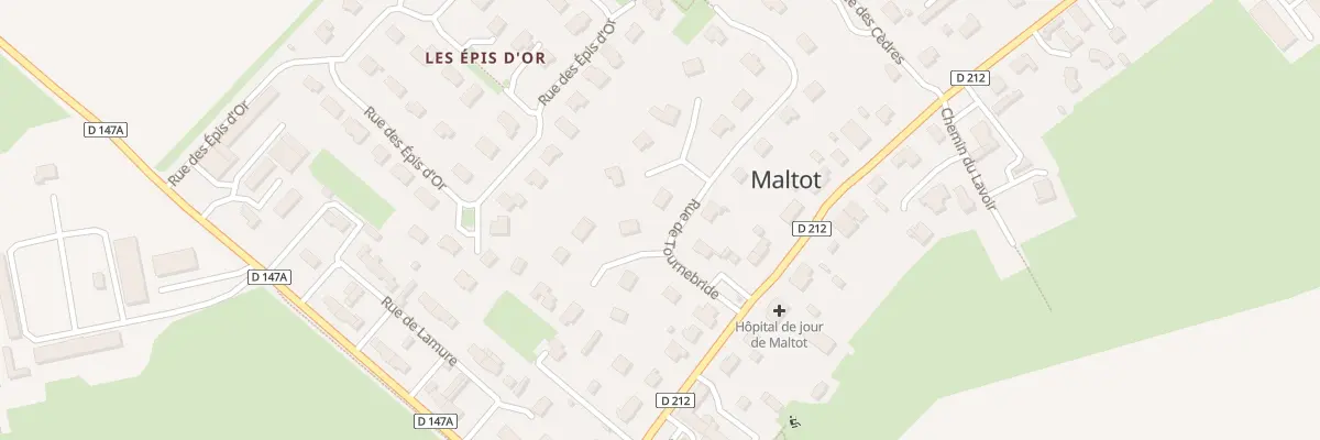 Plan du 9 Rue de Tournebride à Maltot
