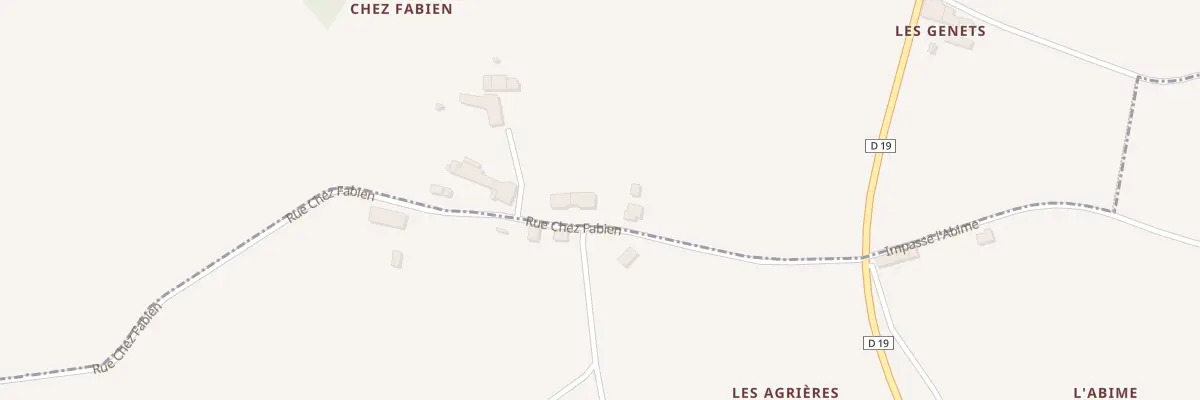 Plan du 5003A Chez Fabien à Chartuzac