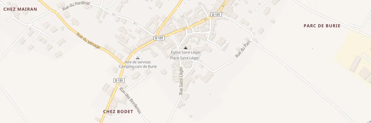 Plan du 3 Rue du Parc à Burie