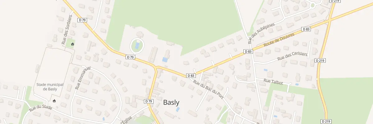 Plan du 1 Rte de Douvres à Basly