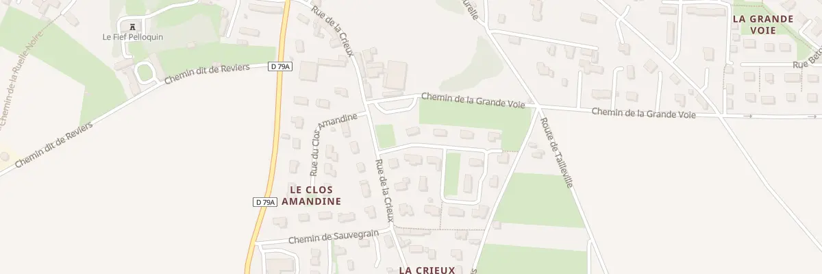 Plan du 35 Rue du Vieux Chêne à Bernières-sur-Mer
