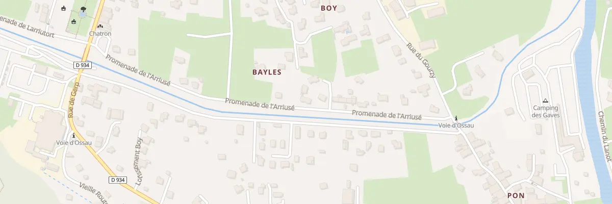 Plan du 9286 Prom de l’Arriusse à Laruns