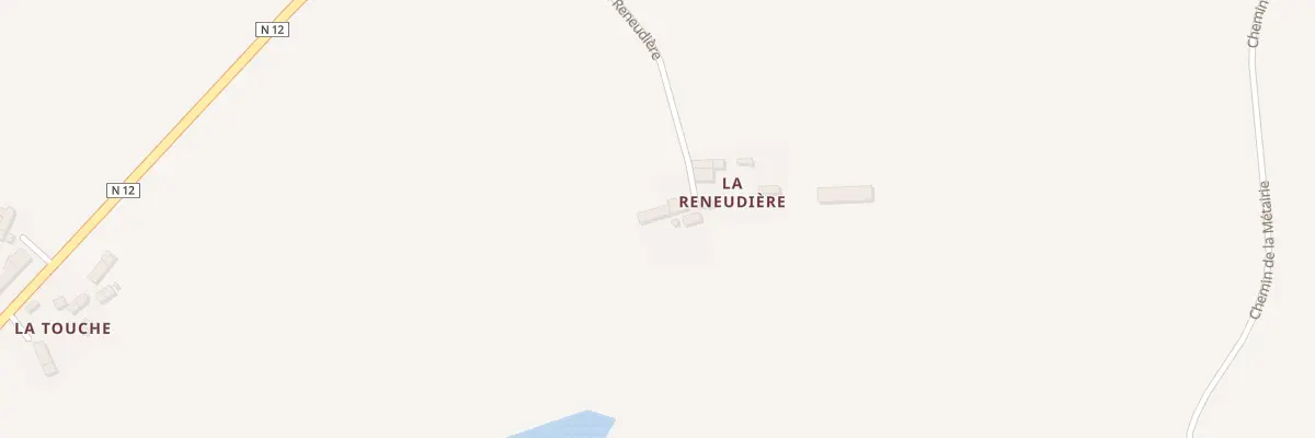 Plan du 4 Che de la Reneudiere au Ribay