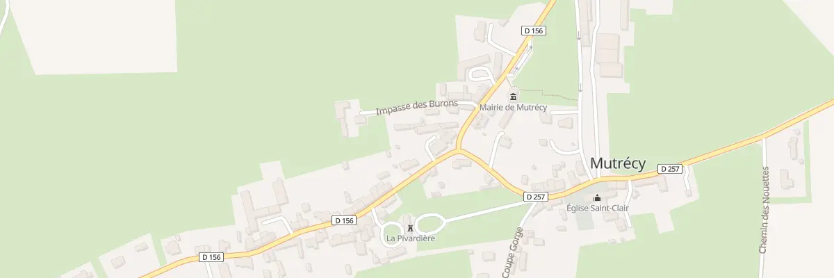 Plan du 2 Rue Principale à Mutrécy