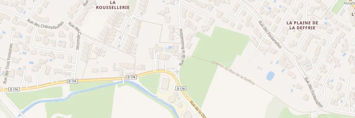 Plan du 7 Rue de la Roussellerie à Aiffres