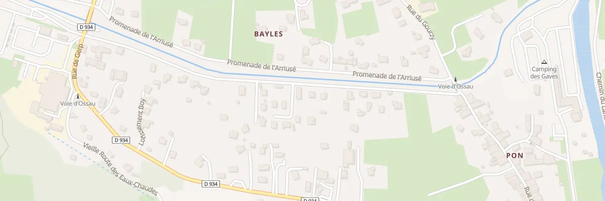 Plan du 9034 Prom de l’Arriusse à Laruns