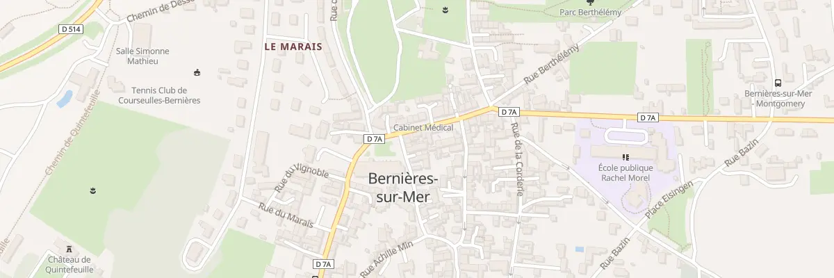 Plan du 113 Rue du Général Leclerc à Bernières-sur-Mer