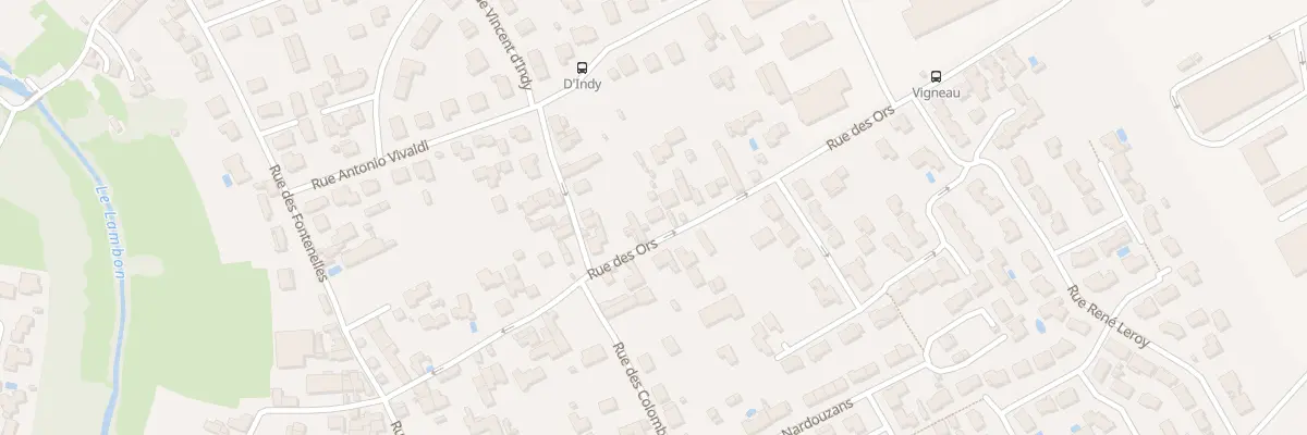 Plan du 23 Rue des Ors à Niort