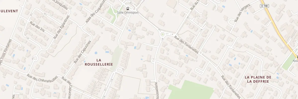 Plan du 215 Rue de la Roussellerie à Aiffres
