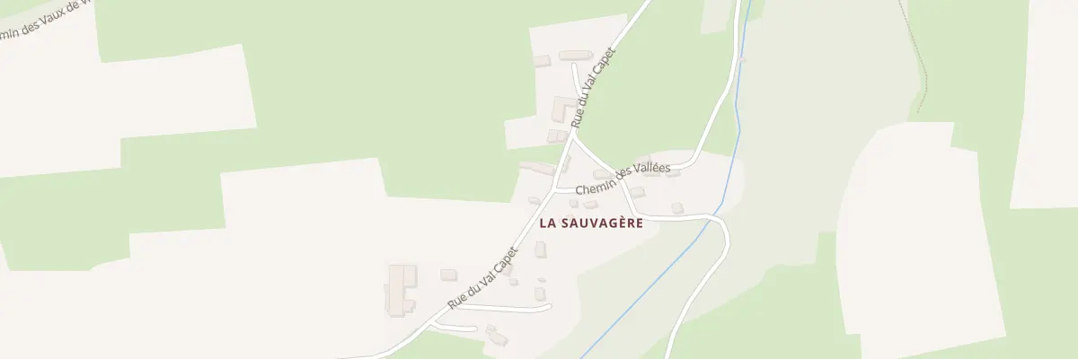 Plan du 5017 La Sauvagere à Cossesseville