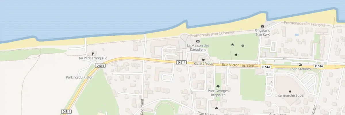 Plan du 75 Rue Victor Tesnière à Bernières-sur-Mer