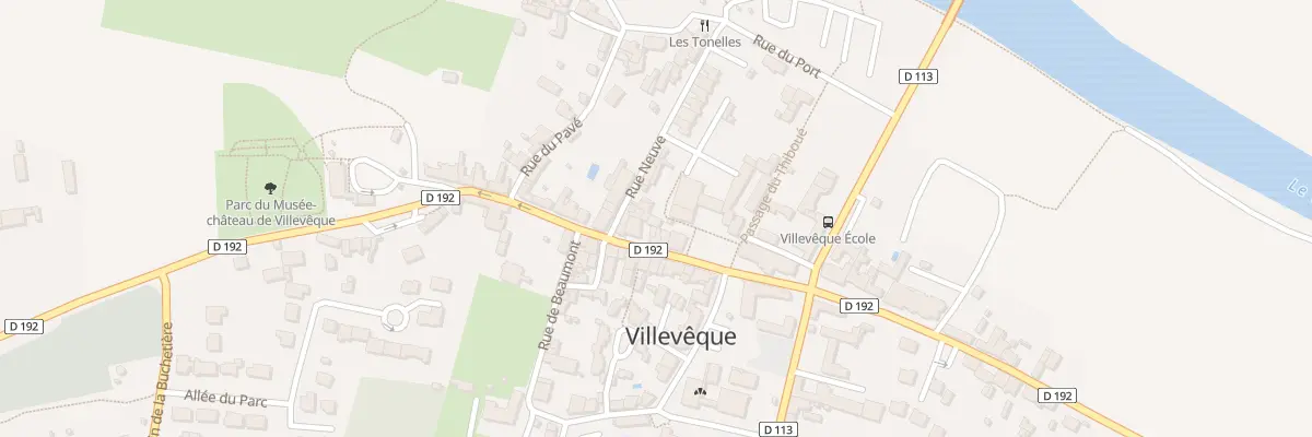 Plan du 10 Rue du Général de Gaulle à Rives-du-Loir-en-Anjou