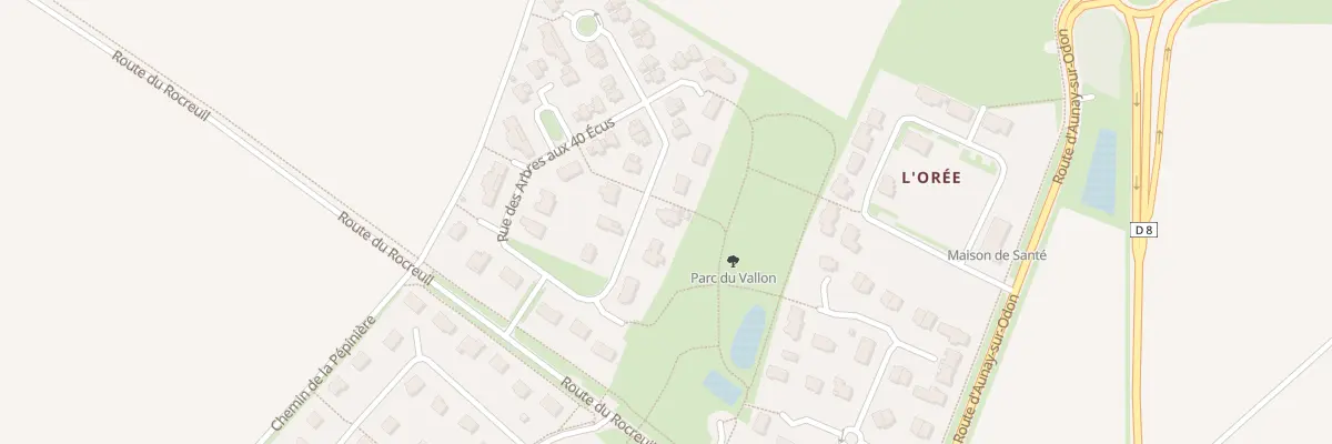Plan du 12 Rue des Arbres aux 40 Écus à Éterville
