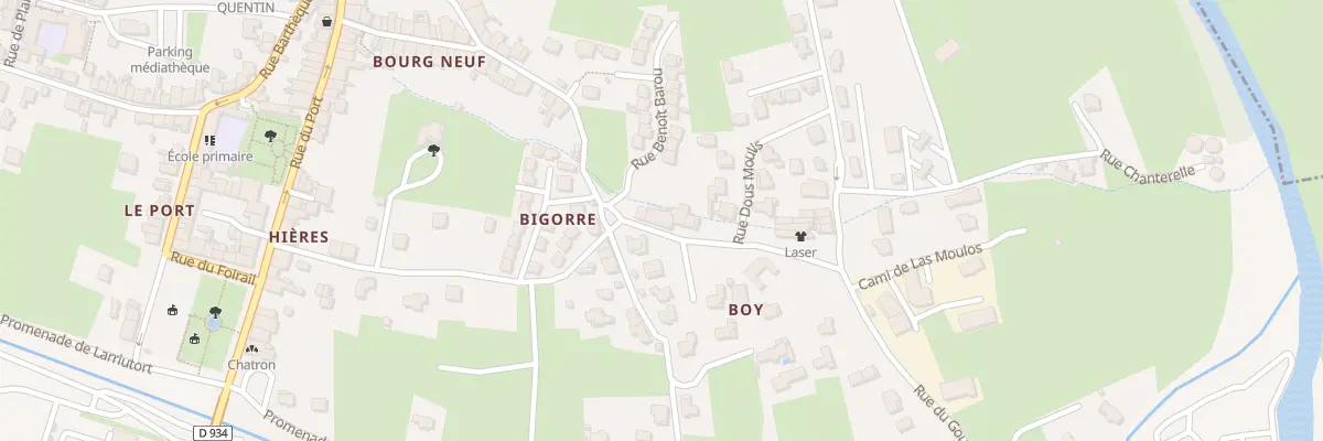 Plan du 21 Rue de Bigorre à Laruns